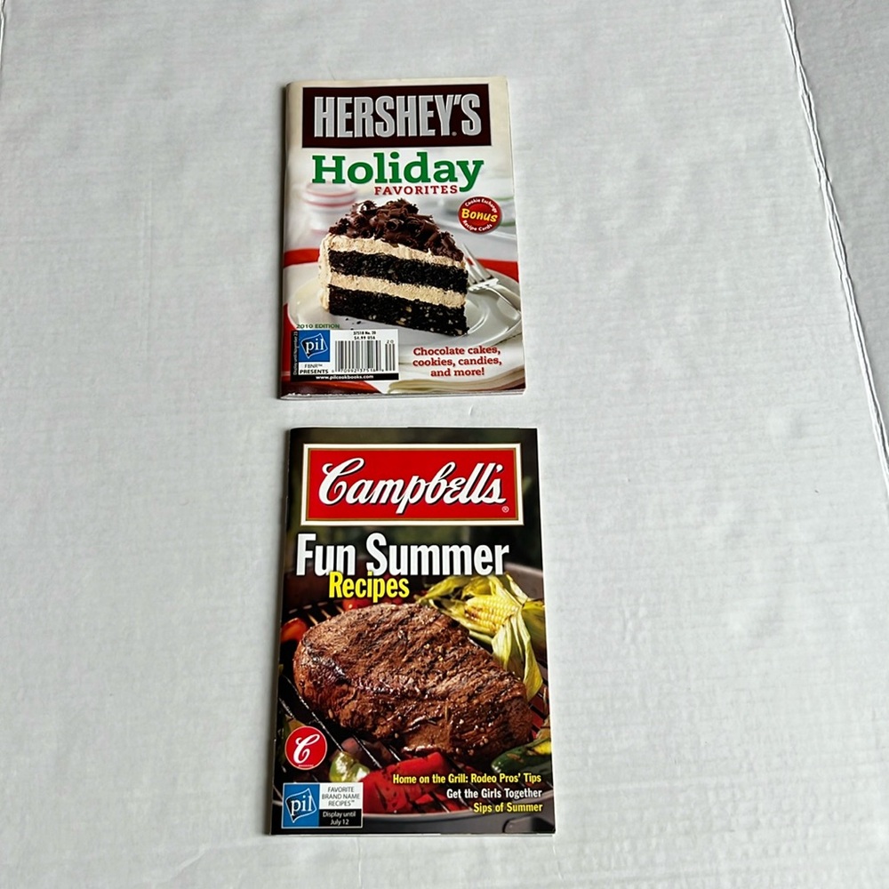 Hershey’s & Campbell’s Cookbooks EUC